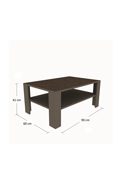 BMdekor Orta Sehpa Leno Kahve