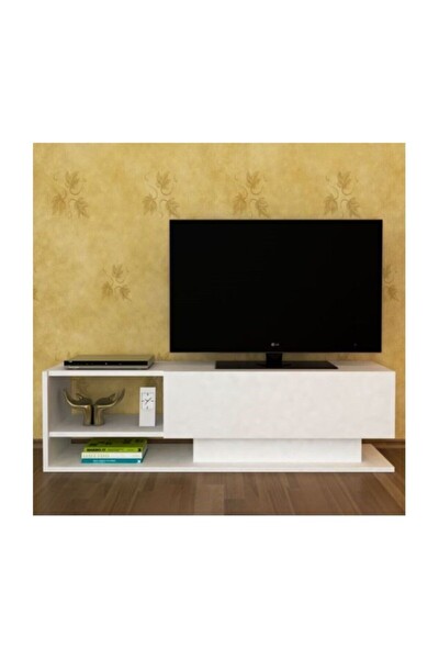 BMdekor TV Ünitesi Deniz Beyaz 128 CM