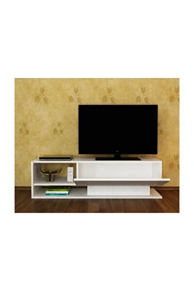 BMdekor TV Ünitesi Deniz Beyaz 128 CM