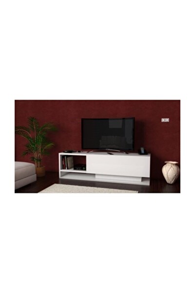 BMdekor TV Ünitesi Deniz Beyaz 128 CM