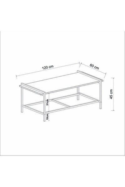 BMdekor Orta Sehpa Leyla Atlantikçam