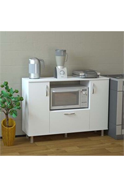 BMdekor Çok Amaçlı Dolap Perro Klasik Beyaz