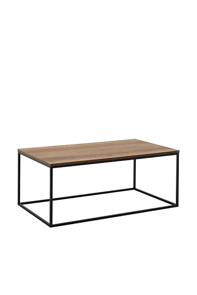 Adore Mobilya Profile Dikdörtgen Orta Sehpa - Koyu Ceviz (Oslo Ceviz) 100x42x60 CM