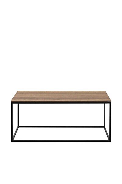 Adore Mobilya Profile Dikdörtgen Orta Sehpa - Koyu Ceviz (Oslo Ceviz) 100x42x60 CM