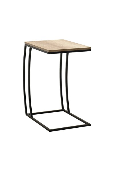 Adore Mobilya Profile C Sehpa - Açık Ceviz (Tori) 50x62x35 CM