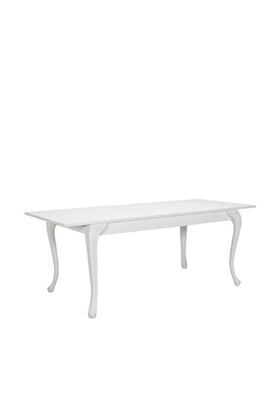 Adore Mobilya Country Açılır Yemek Masası - Diamond Beyaz