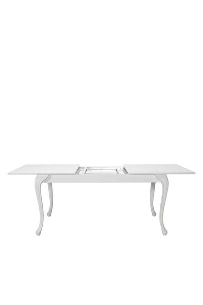 Adore Mobilya Country Açılır Yemek Masası - Diamond Beyaz