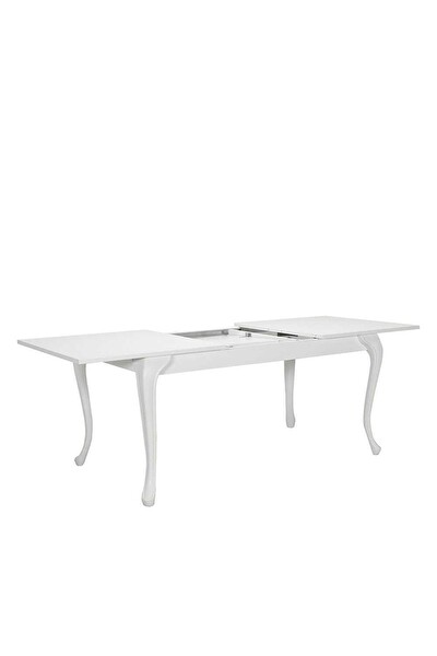 Adore Mobilya Country Açılır Yemek Masası - Diamond Beyaz