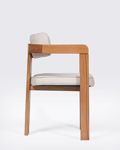 Sweet Home Viyana T Sandalye Ahşap Gürgen 1 Adet Sandalye Naturel