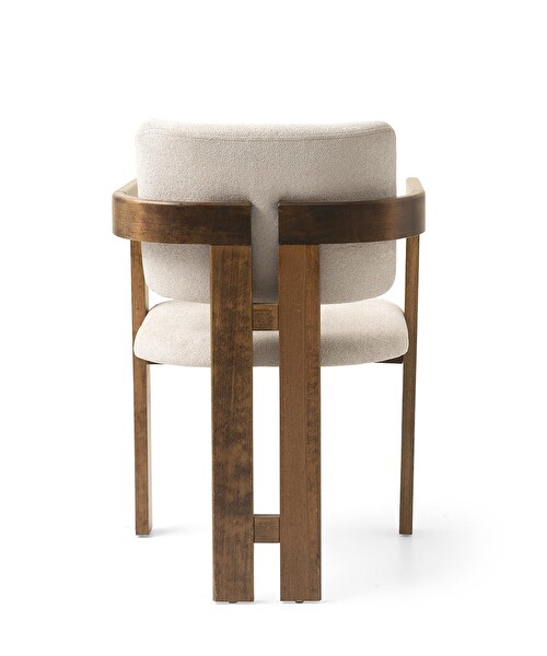 Sweet Home Viyana T Sandalye Ahşap Gürgen 1 Adet Sandalye Ceviz