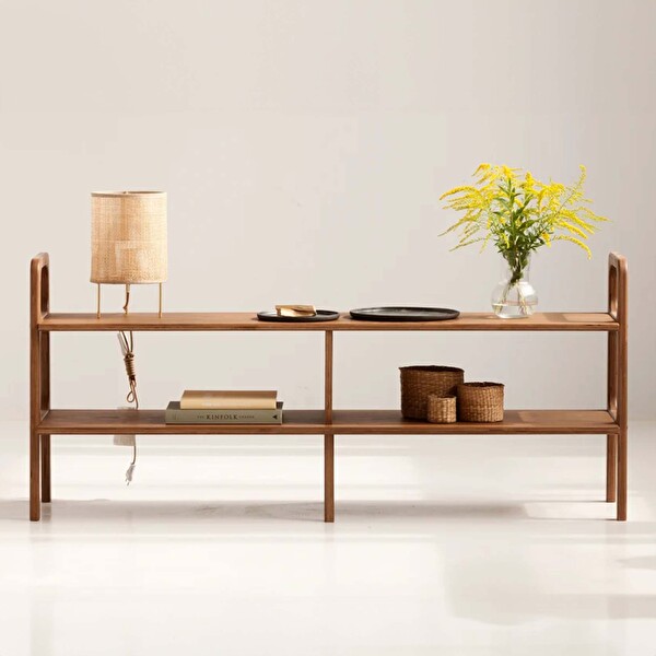 Woodesk Altura Masif Ahşap Konsol ve Raf Sistemi 140x65 CM CPT4682-140