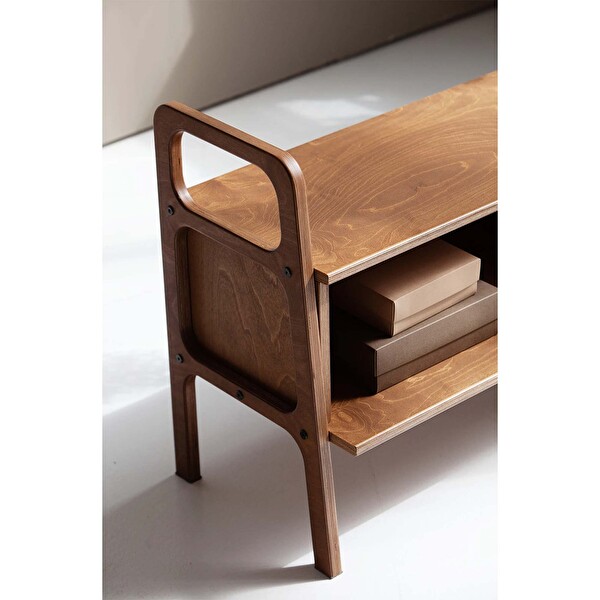 Woodesk Altura Masif Ahşap Konsol ve Raf Sistemi 140x65 CM CPT4682-140