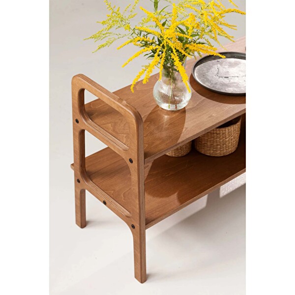 Woodesk Altura Masif Ahşap Konsol ve Raf Sistemi 140x65 CM CPT4682-140