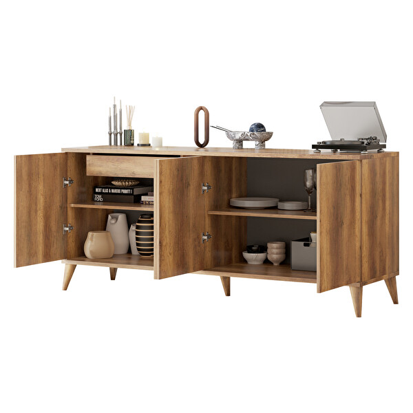 Adore Mobilya Sephia Yemek Odası Konsol - Oslo Ceviz 182x85x50 CM