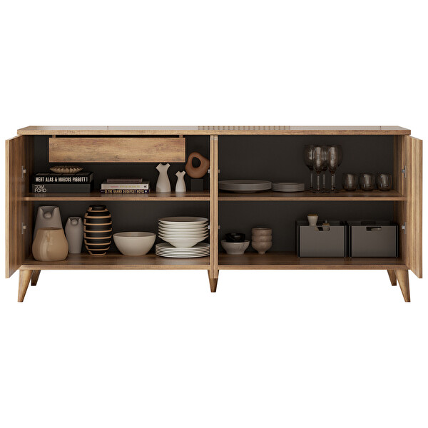 Adore Mobilya Sephia Yemek Odası Konsol - Oslo Ceviz 182x85x50 CM