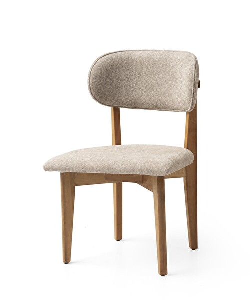 Sweet Home Nergis Ahşap Gürgen 4'lü Sandalye Seti Ceviz