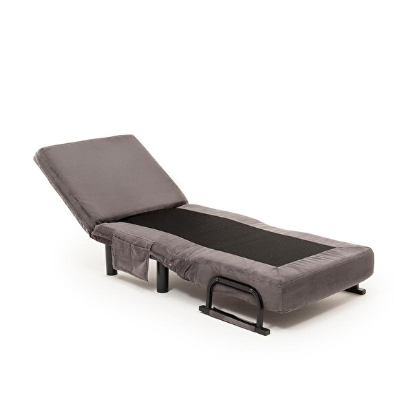 Pafu Sento Tekli Katlanır Yataklı Koltuk - Soho Gri