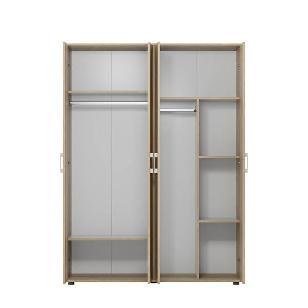 Adore Mobilya Trendline 4 Kapaklı Gardırop - Tori 137x187x51 CM
