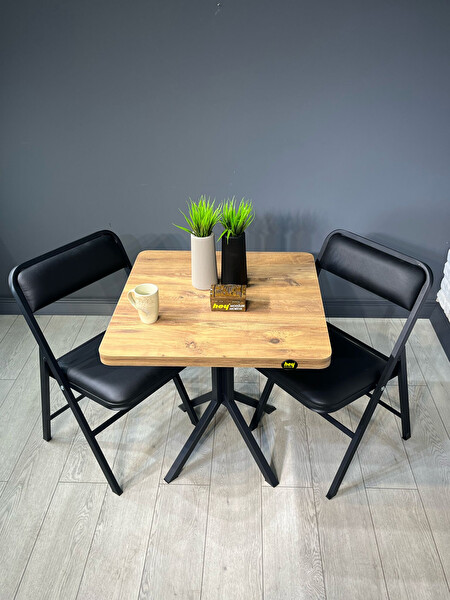 Hey Modüler Mobilya Katlanır Mutfak Sandalyesi Yemek Balkon Bahçe Otel Kafe Katlanır Sandalyesi Siyah