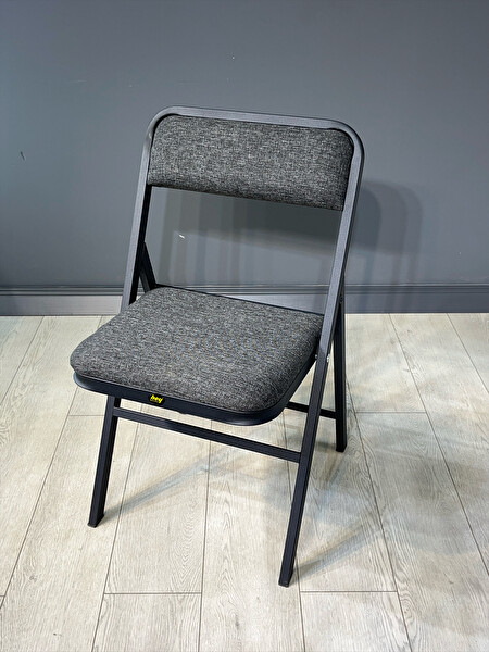 Hey Modüler Mobilya Katlanır Sandalye Gri