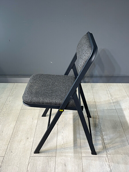 Hey Modüler Mobilya Katlanır Sandalye Gri