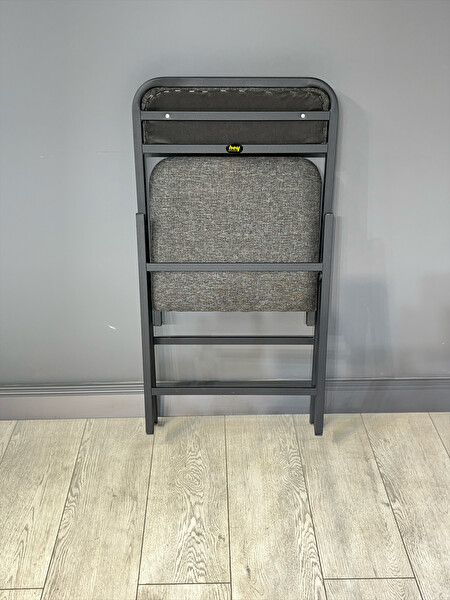 Hey Modüler Mobilya Katlanır Sandalye Gri