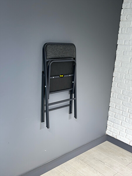 Hey Modüler Mobilya Katlanır Sandalye Gri