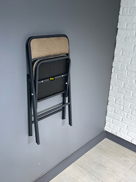 Hey Modüler Mobilya Katlanır Sandalye Kahverengi