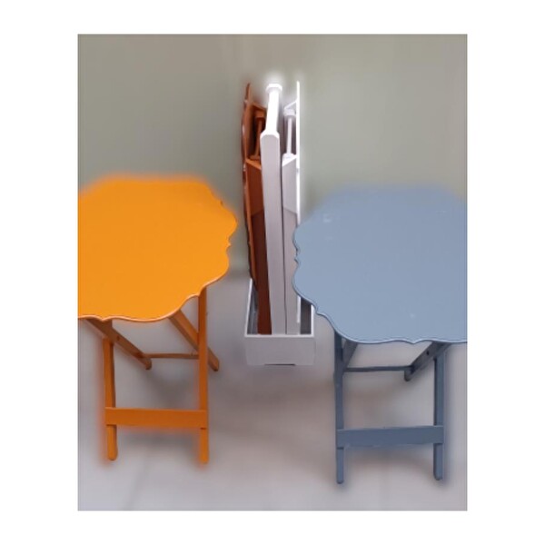 Bengi Ticaret 90095 Zigon MDF 4Renk Ceviz - Hardal - Beyaz ve Gri