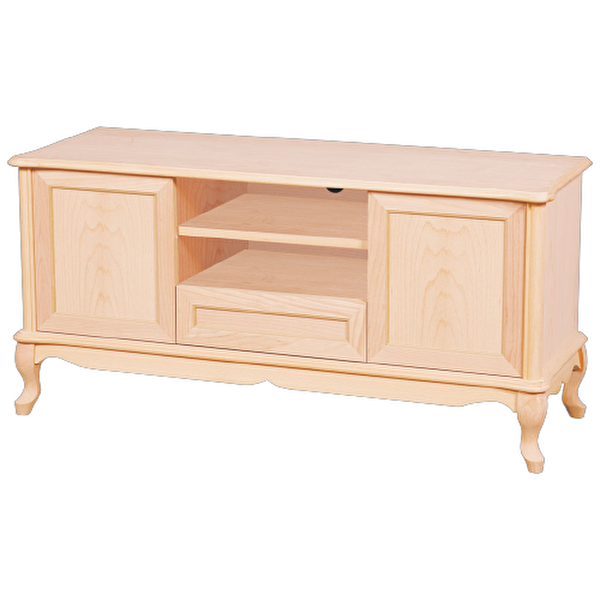 Bengi Ticaret ST 17935 Kaplama Kayın Ahşap Ham Renk El Yapımı TV Sehpası