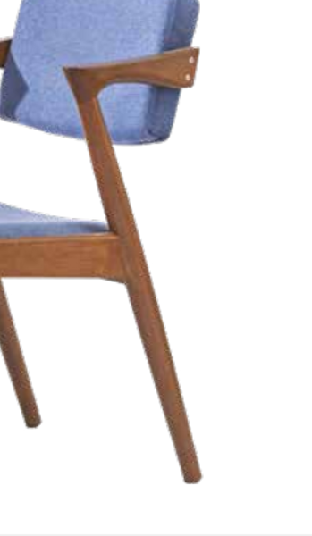 Bengi Ticaret 198718 Ters V Ayak Model Kayın Retro Ayak Şönil Mor Sandalye