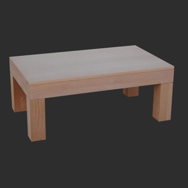 Bengi Ticaret 17783 Küt Klasik Model Ahşap Natüre Tabla El Yapım Orta Sehpa