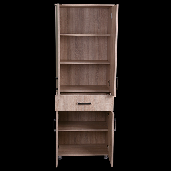 Bengi Ticaret Çok Amaçlı12689 Dolap Hard Parlak Somone Suntalem 4Raf 180 El Yapım