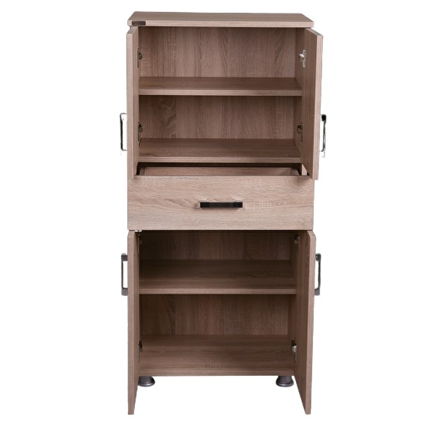 Bengi Ticaret Çok Amaçlı 13634 Dolap Hard Parlak Somone Suntalem 4Raf 130 El Yapım