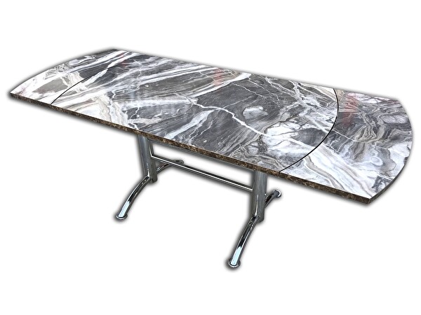 Bengi Ticaret Masa 13655 Japon Ayak Klasik Metal Nikelaj Dikdörtgen Kelebek Yan Açılır El Yapım