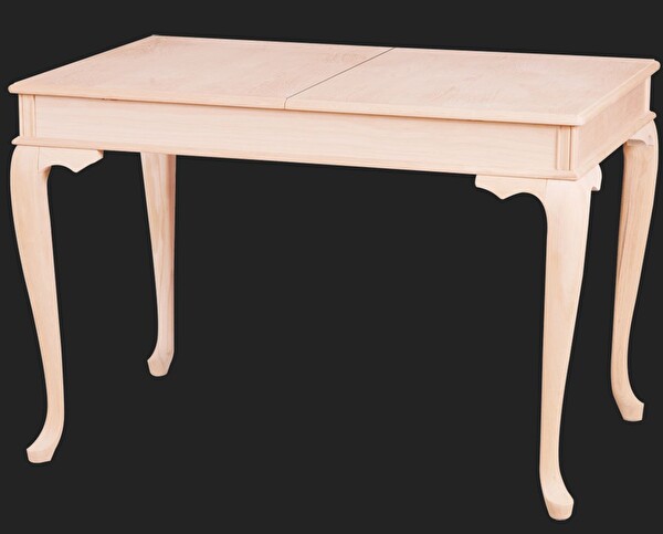 Bengi Ticaret Masa 12528 Klasik Model Kayın Kaplama Aslan Ayak Ham Açılır Tabla Masa El Yapım