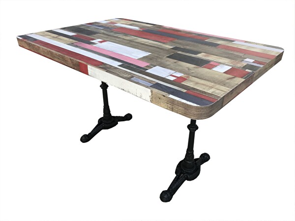 Bengi Ticaret Masa 12516 Laminant Isıdan Etkilenmez Doğa Ürün Metal Ayak Bağlant Kolay Temizlik
