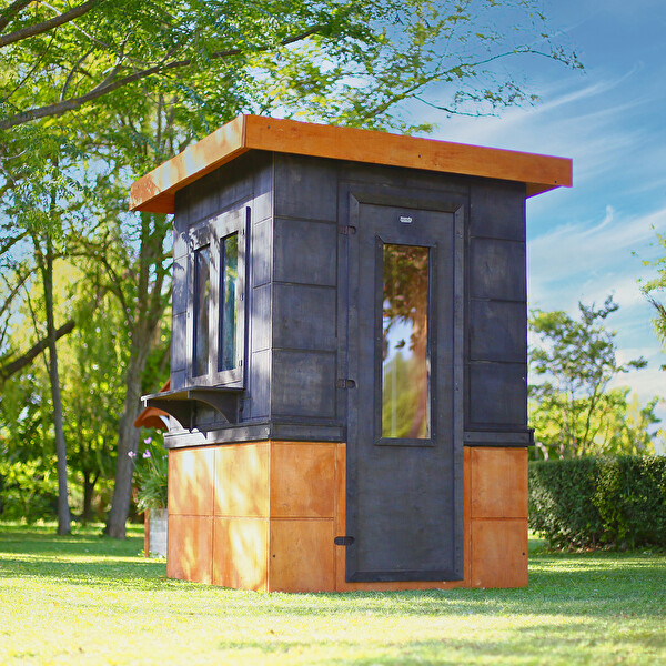 Mandu Ahşap Güvenlik Kulübesi Kabini