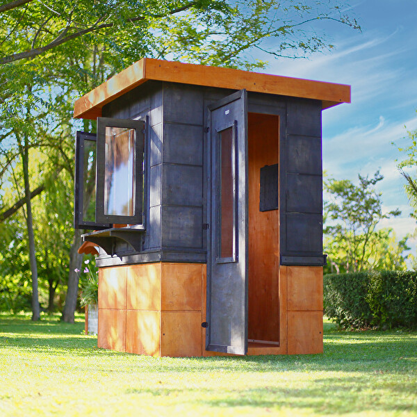 Mandu Ahşap Güvenlik Kulübesi Kabini