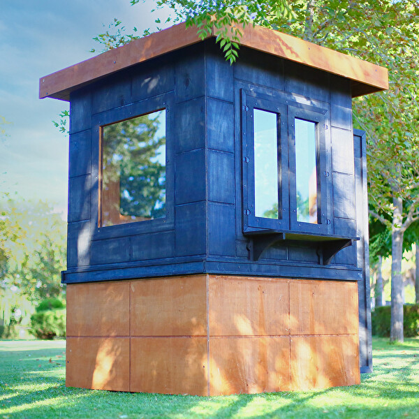 Mandu Ahşap Güvenlik Kulübesi Kabini