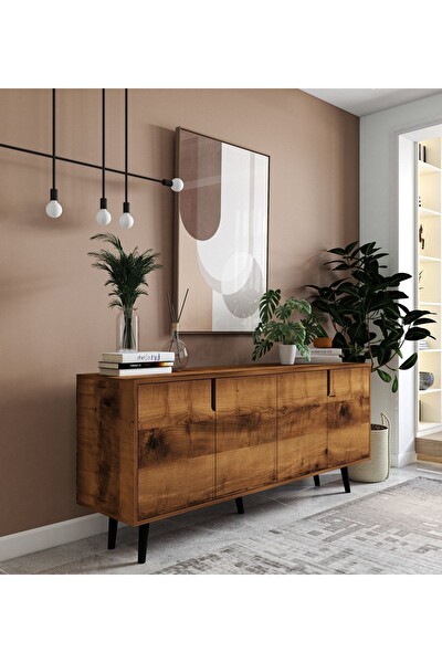 VM Vertex Mobilya Latina Modern Konsol 180 CM Ceviz