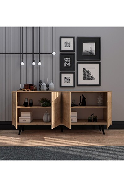 VM Vertex Mobilya Latina Modern Konsol 180 CM Safir Meşe