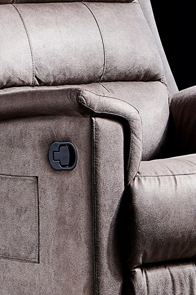 Niron Joyful TV Baba Koltuğu - Sallanan Dönen Yatan Koltuk Gri