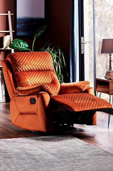 Niron Amber TV - Baba Koltuğu - Sallanan Dönen ve Yatan Koltuk Kehribar