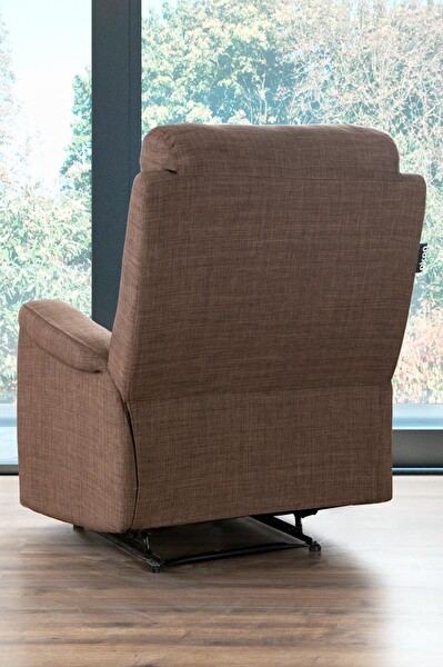 Niron Comfort Chocolate Fonksiyonel Tekli Koltuk TV Baba Koltuğu - Berjer Kahverengi