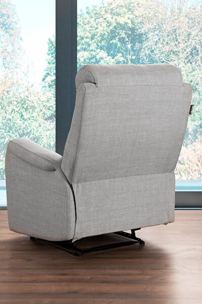 Niron Comfort Elegance Fonksiyonel Tekli Koltuk TV Baba Koltuğu - Berjer Açık Gri