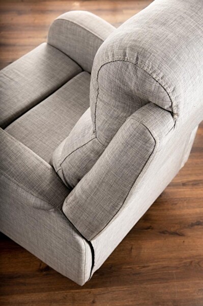 Niron Comfort Elegance Fonksiyonel Tekli Koltuk TV Baba Koltuğu - Berjer Açık Gri