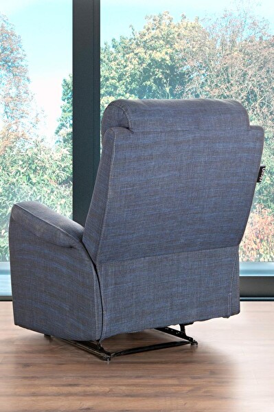 Niron Comfort Navy Fonksiyonel Tekli Koltuk TV Baba Koltuğu - Berjer Lacivert