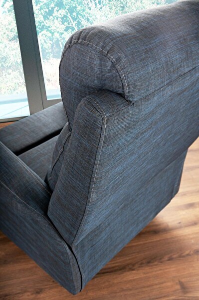 Niron Comfort Navy Fonksiyonel Tekli Koltuk TV Baba Koltuğu - Berjer Lacivert