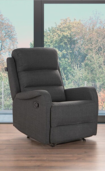 Niron Comfort Intense Fonksiyonel Tekli Koltuk TV Baba Koltuğu - Berjer Koyu Gri